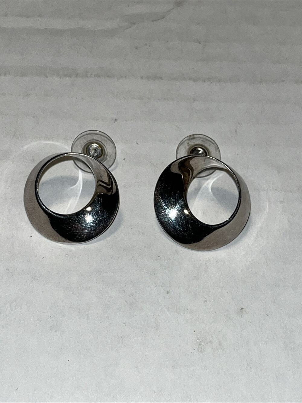 Beautiful and unique vintage earrings, likely mid-century Mexican modernist